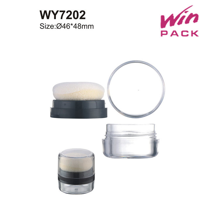 Sponge Loose Powder Container With Sifter , Empty Powder Container Easy