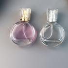 Custom 50ml Pump Spray Perfume Bottle Clear Empty Square Glass Refillable
