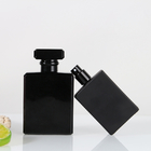 30ml Pocket Spray Bottle Empty Black Luxury Custom Mist Square Glass
