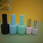 Oem 10ml 15ml Mini Nail Polish Bottles Cosmetics Glass Uv Gel With Brush In Stock