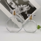 Flat Shoulder Cylinder Perfume Dispenser Bottles 50ml 100ml