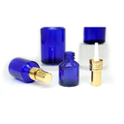 Hanya Glass Lotion Bottles 30g 50g Blue Cosmetics Glass Jar