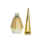 Gradient Gold Spraying Frosted Glass Nail Polish Bottles 5ml 7ml