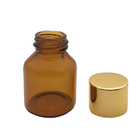 Amber Serum Mini Glass Vials With Gold Lids 5ml 10ml 20ml