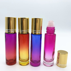Rainbow Gradient Empty Perfume Rollerball Bottle Airtight Non Toxic