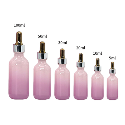 Rainbow Gradient Boston Dropper Bottles 100ml Essential Oil Bottle