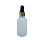 Frosted Matte Skincare Serums Cosmetic Dropper Bottles BPA Free