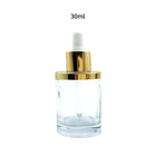 Cylinder 30ml Aromatherapy Perfume Eye Dropper Bottles With Cap