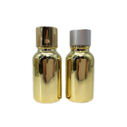 Electroplated 5ml 0.25oz Cosmetic Dropper Bottles With Screw Caps