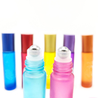 Recyclable Frosted Glass Roller Bottles 1ml 2ml 3ml Rollerball Oil Containers