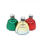 Colorful Round 10ml 15ml Empty Fingernail Polish Bottles Metal Caps