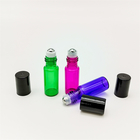 1ml 2ml 3ml 5ml Colored Glass Roller Bottles For Essential Oil