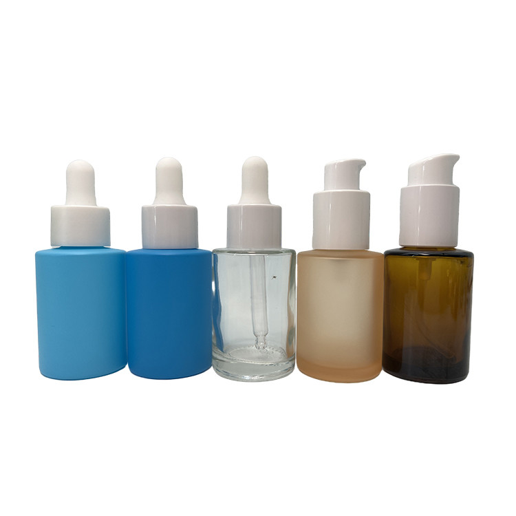 White Cap Essential Oil Dropper Bottles With Rubber Pipette 5ml 10ml 15ml