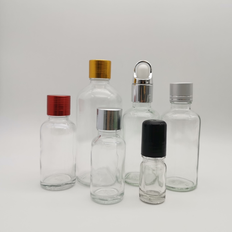 Transparent Childproof cap Essential Oil Dropper Bottles 1oz 2oz