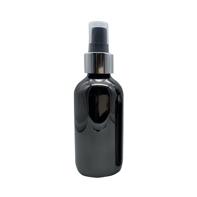 Black 2oz 4oz Glass Dropper Bottles UV Protection OEM ODM