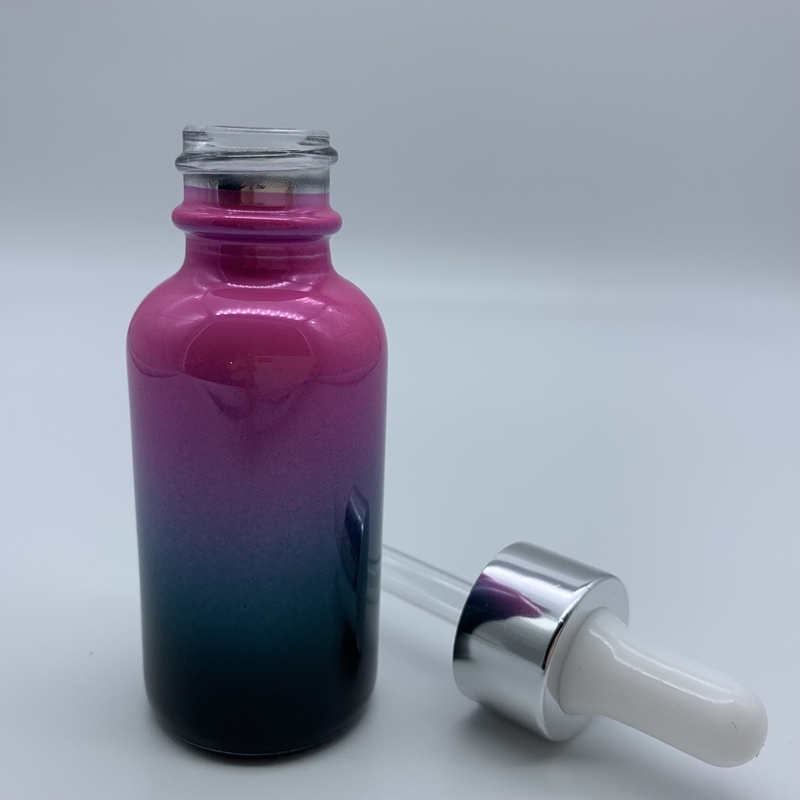 15ml 20ml Screw Cap Cosmetic Glass Dropper Bottles With Rubber Dropper